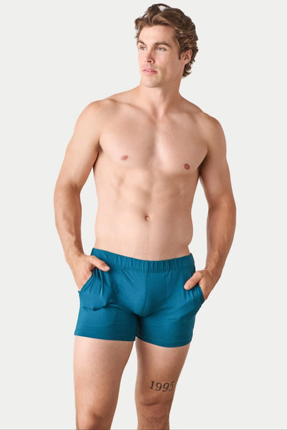 AWRY FLOW 4" SHORTS V2 - TEAL
