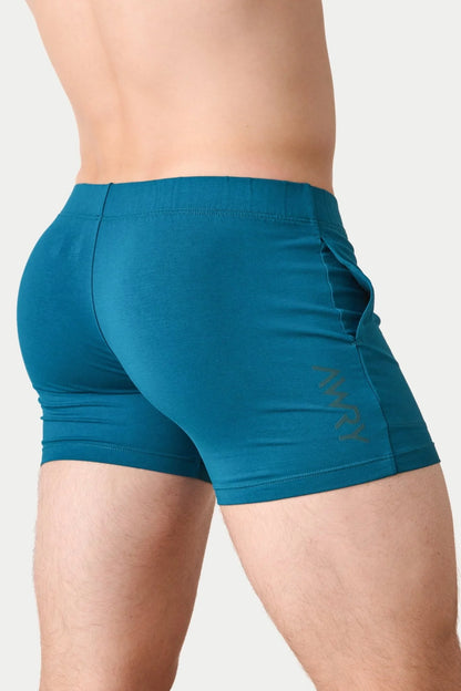 AWRY FLOW 4" SHORTS V2 - TEAL