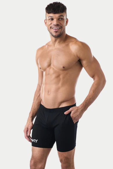 AWRY FLOW SHORTS - BLACK