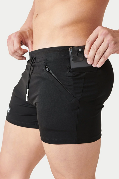 AWRY FREESTYLE SHORT - BLACK