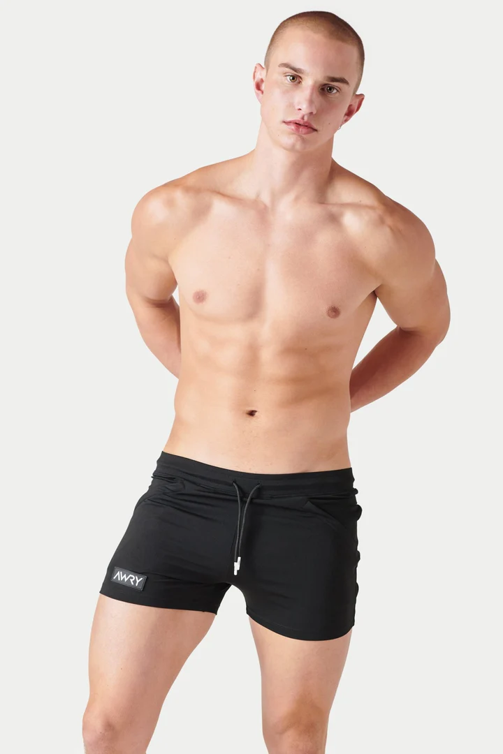 AWRY FREESTYLE SHORT - BLACK