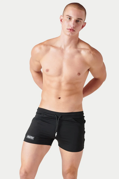 AWRY FREESTYLE SHORT - BLACK