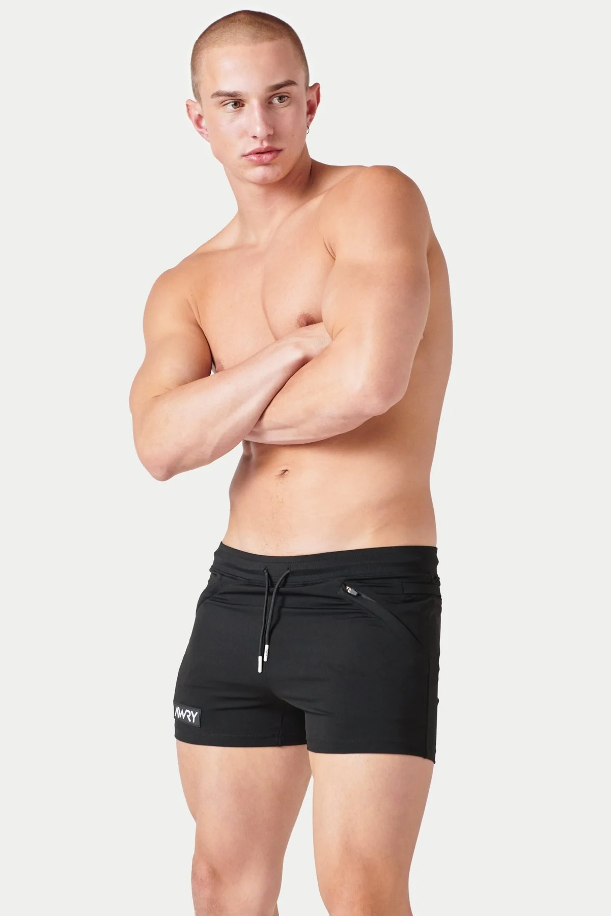 AWRY FREESTYLE SHORT - BLACK