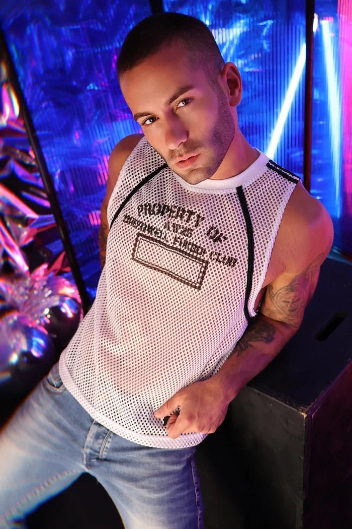 BREEDWELL GYMNETIXXX JERSEY WHITE