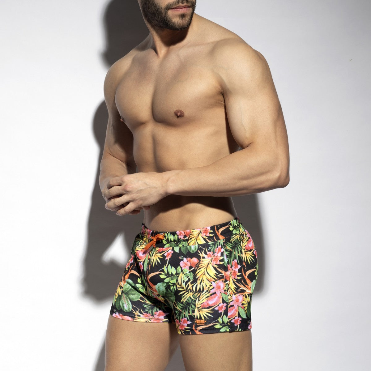 ES HAWAIIAN SPORTS SHORTS - BLACK