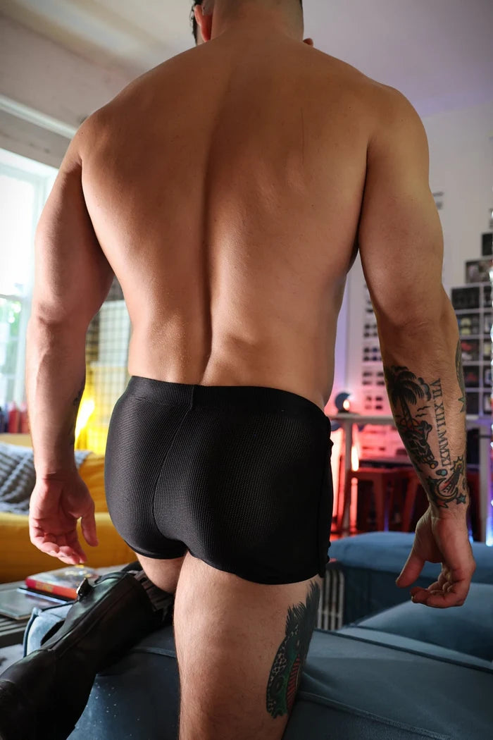 BREEDWELL HEATWAVE JOCK SHORT - BLACK