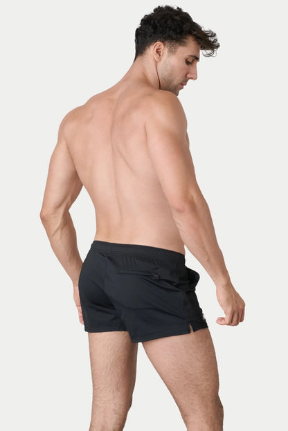 AWRY HYBRID SHORTS - BLACK
