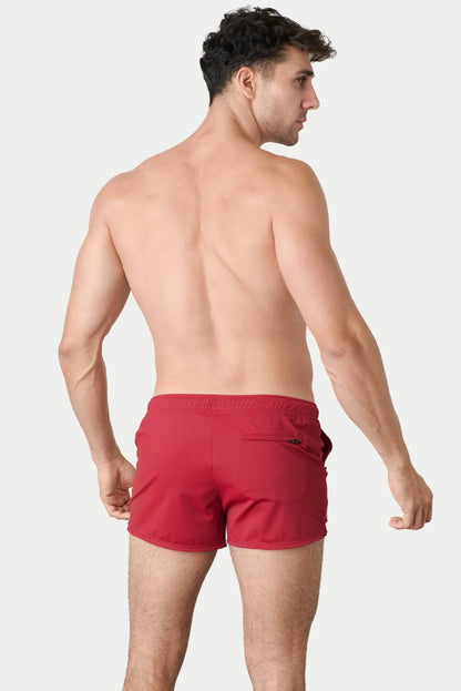 AWRY HYBRID SHORTS - RUBY