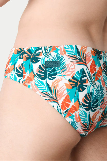 AWRY ICON CLASSIC SWIM BRIEF - TROPICAL