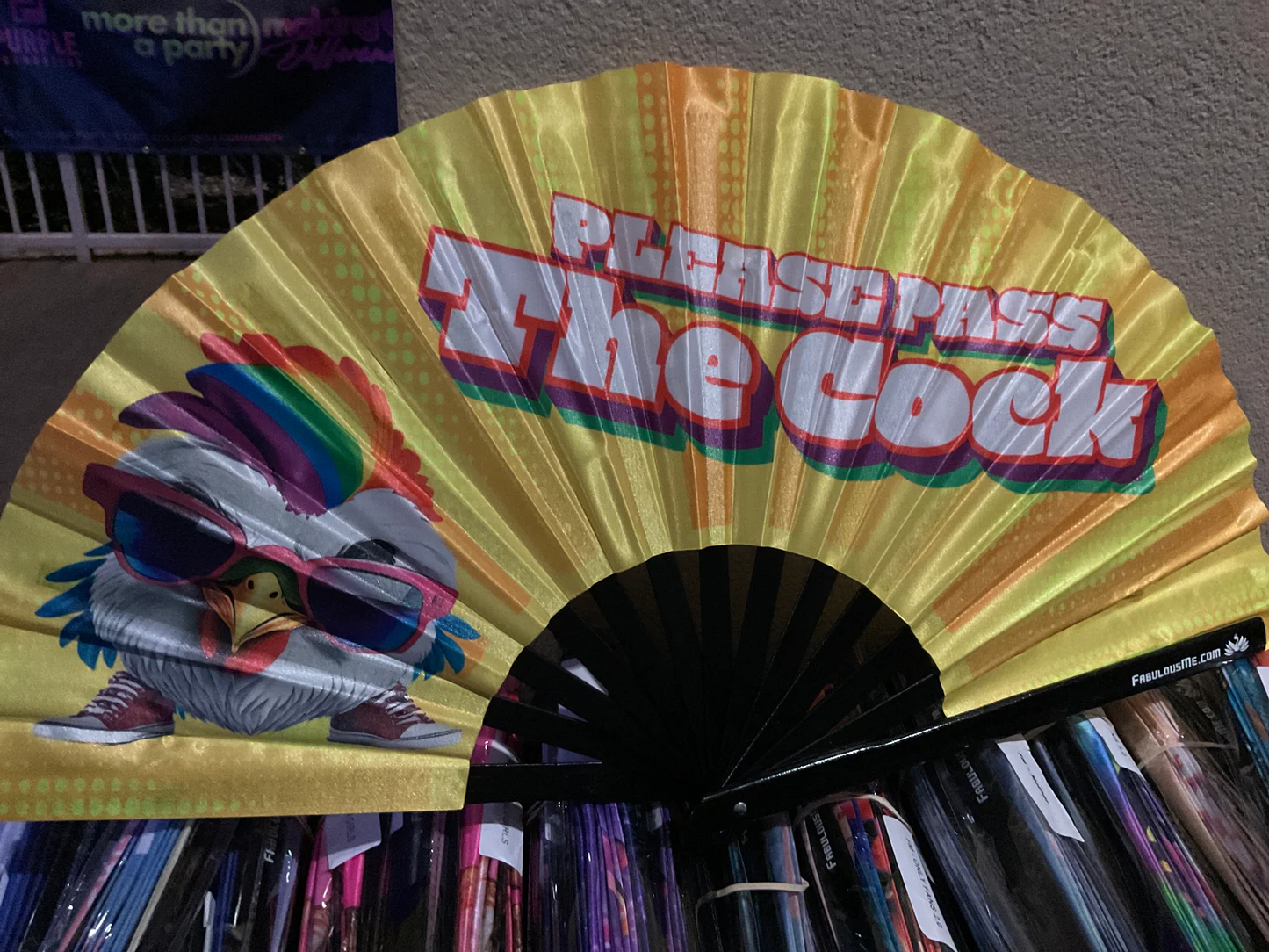 FABULOUS ME FAN - PLEASE PASS THE COCK