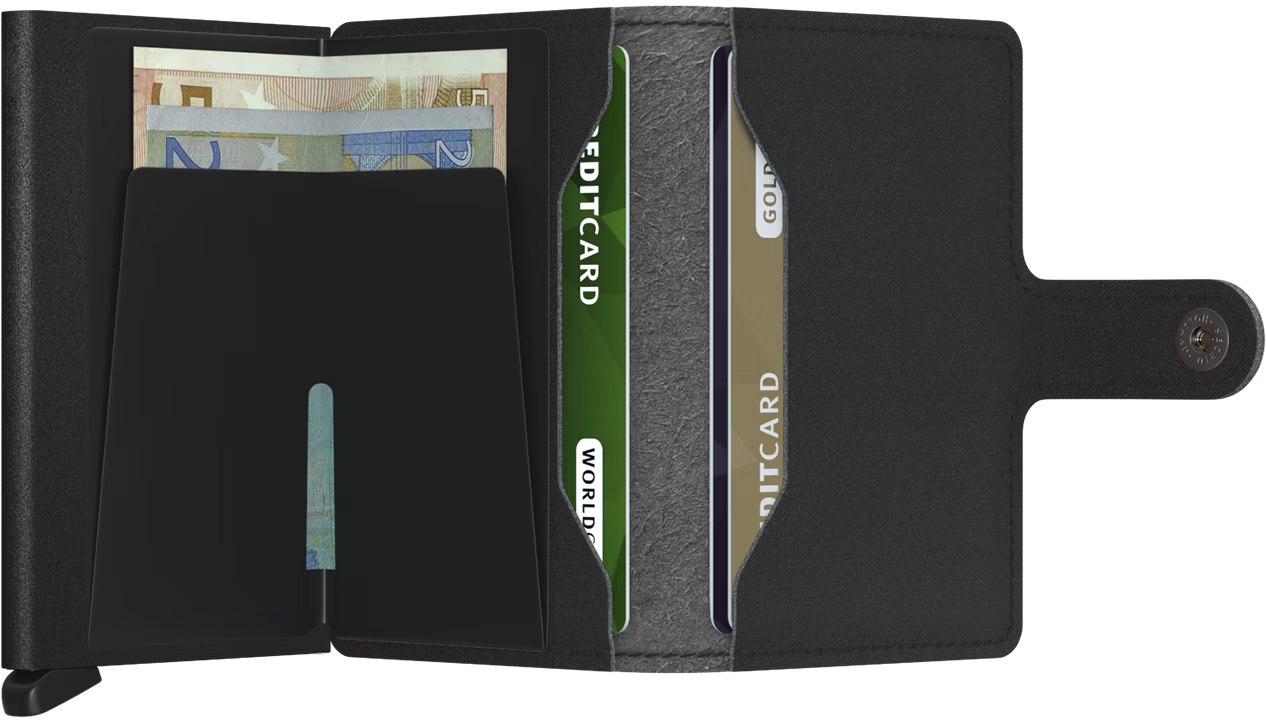 SECRID MINI WALLET YARD POWDER BLACK