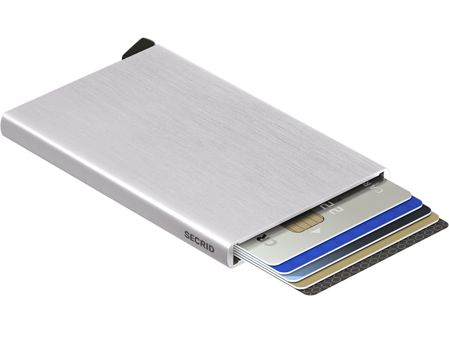 SECRID CARD PROTECTOR - BRUSHED SILVER