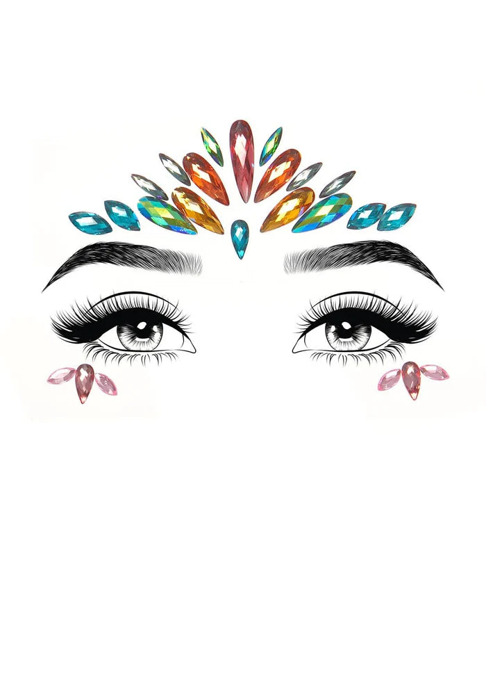 LEG AVENUE AVRI JEWELS FACE STICKERS