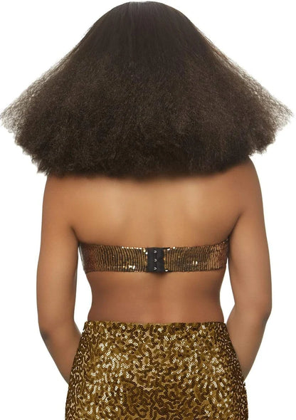LEG AVENUE 16" DIVA DISCO WIG - BROWN