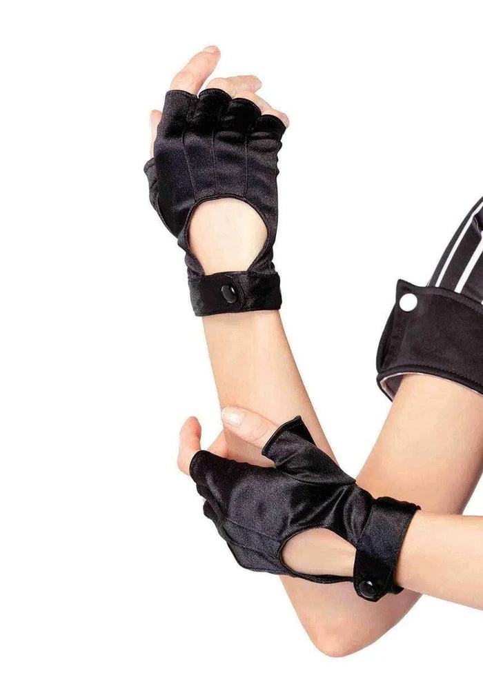 LEG AVENUE FINGERLESS MOTORCYCLE GLOVES