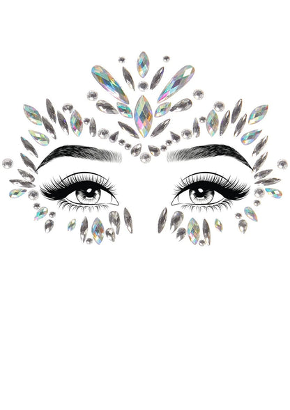 LEG AVENUE IRIS JEWELS STICKER - CLEAR