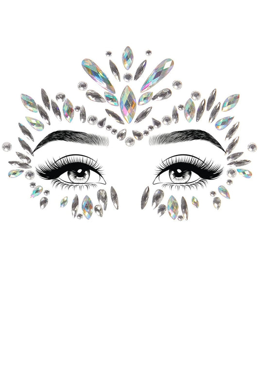LEG AVENUE IRIS JEWELS STICKER - CLEAR