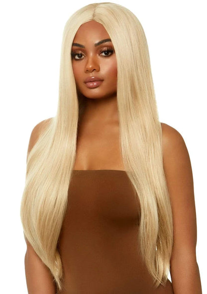 LEG AVENUE 33" LONG STRAIGHT WIG - BLONDE