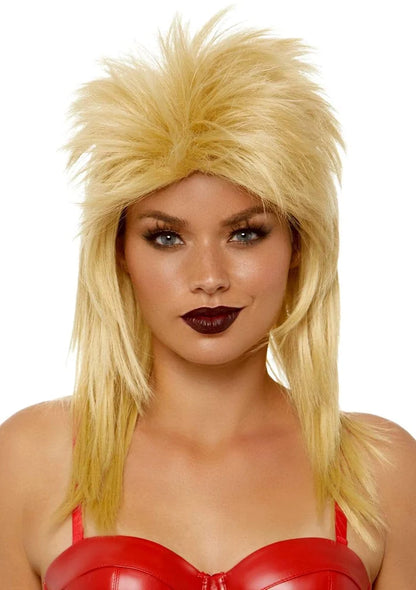 LEG AVENUE 21" UNISEX ROCKSTAR WIG - BLONDE