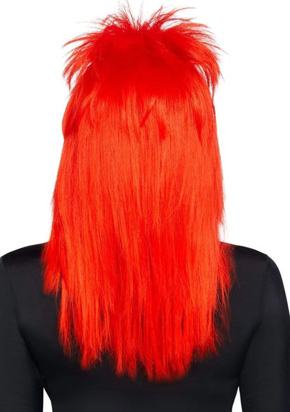 LEG AVENUE 21" UNISEX ROCKSTAR WIG - RED