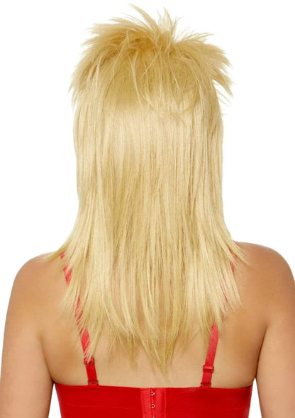 LEG AVENUE 21" UNISEX ROCKSTAR WIG - BLONDE