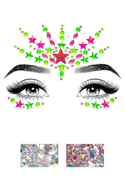 LEG AVENUE VIBE JEWELS STICKER & BODY GLITTER