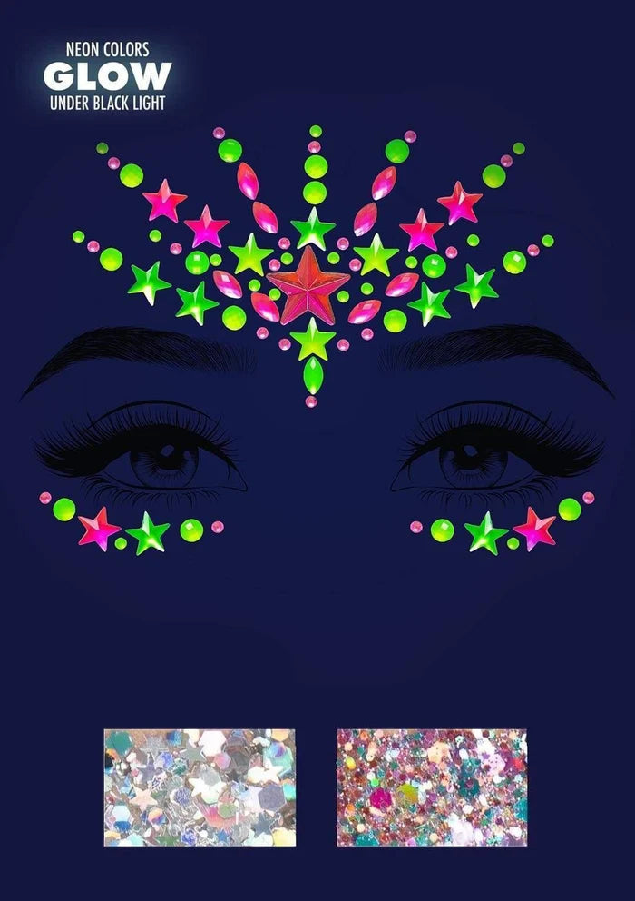 LEG AVENUE VIBE JEWELS STICKER & BODY GLITTER