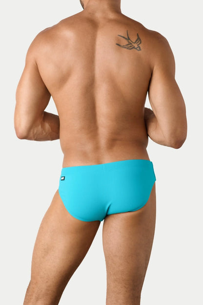 AWRY OASIS CLASSIC SWIM BRIEF - CYAN