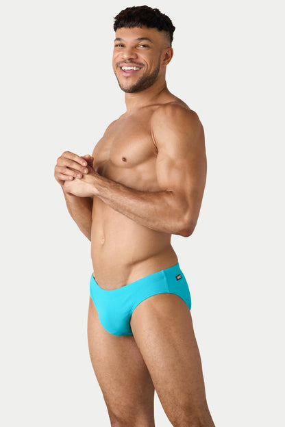 AWRY OASIS CLASSIC SWIM BRIEF - CYAN