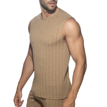 ADDICTED OPAL TANK TOP - BEIGE