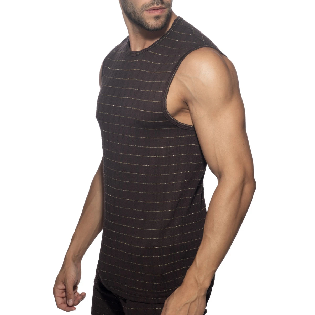 ADDICTED OPAL TANK TOP - BROWN