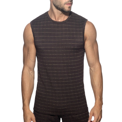 ADDICTED OPAL TANK TOP - BROWN