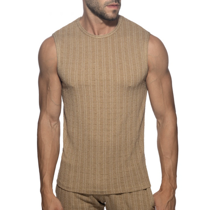 ADDICTED OPAL TANK TOP - BEIGE