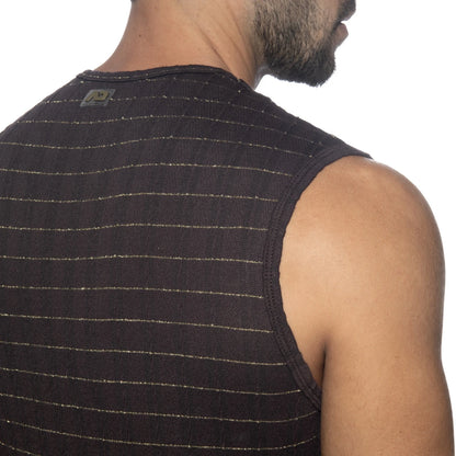 ADDICTED OPAL TANK TOP - BROWN