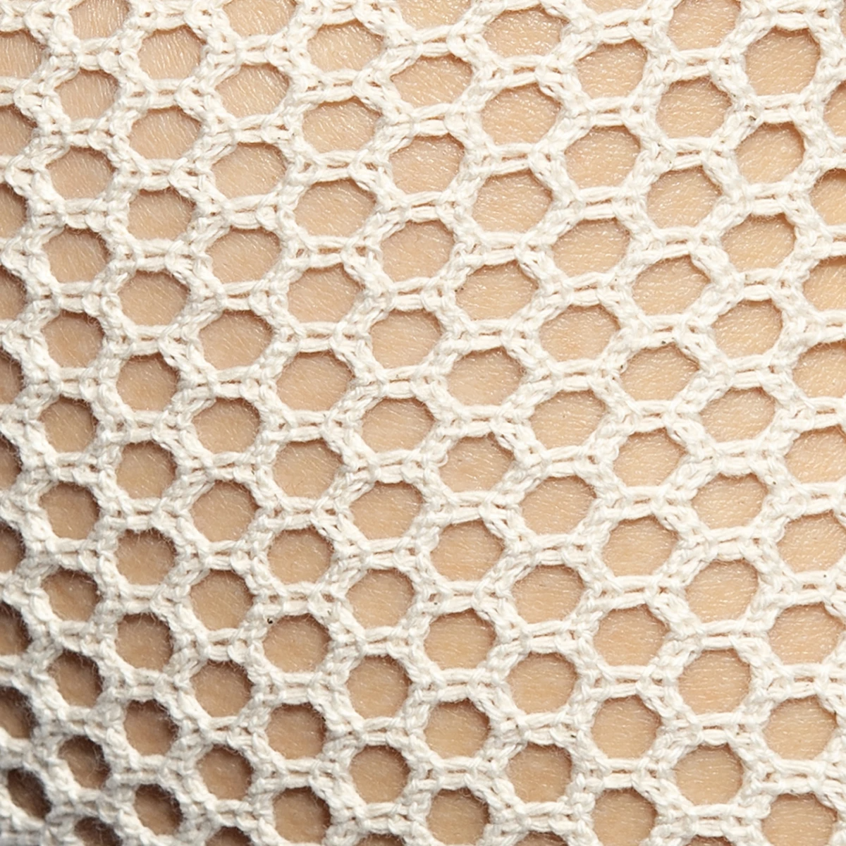 ES RAW CROCHET SWIM THONG BEIGE