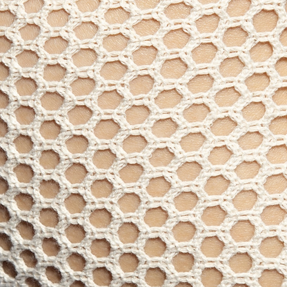 ES RAW CROCHET SWIM THONG BEIGE