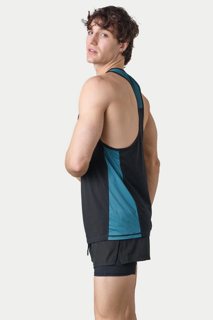 AWRY RAZOR TANK - TEAL & BLACK