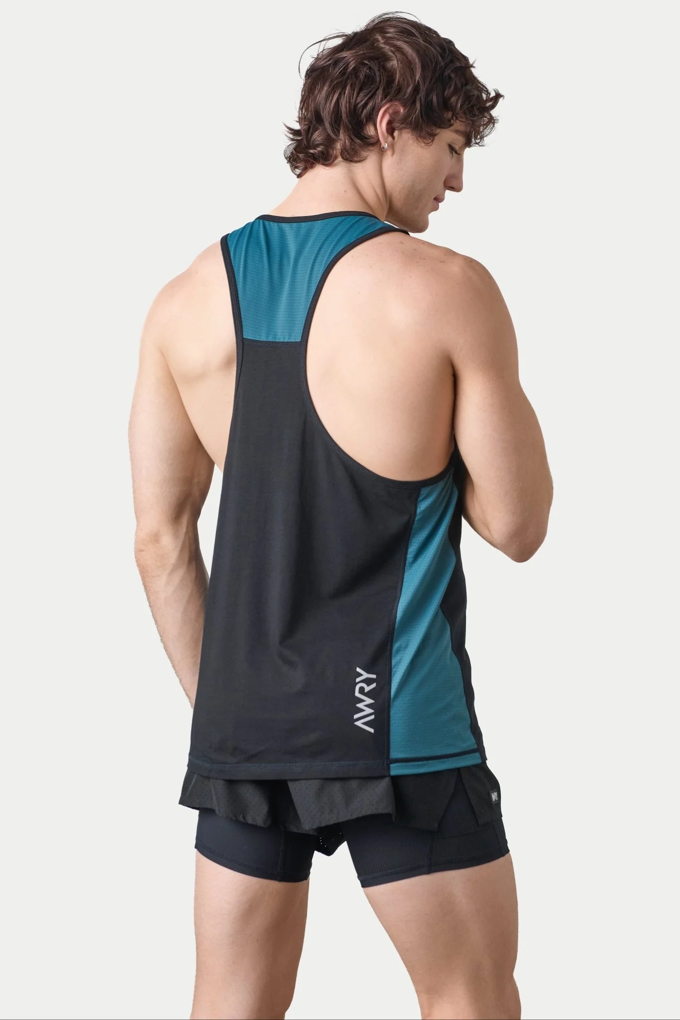 AWRY RAZOR TANK - TEAL & BLACK