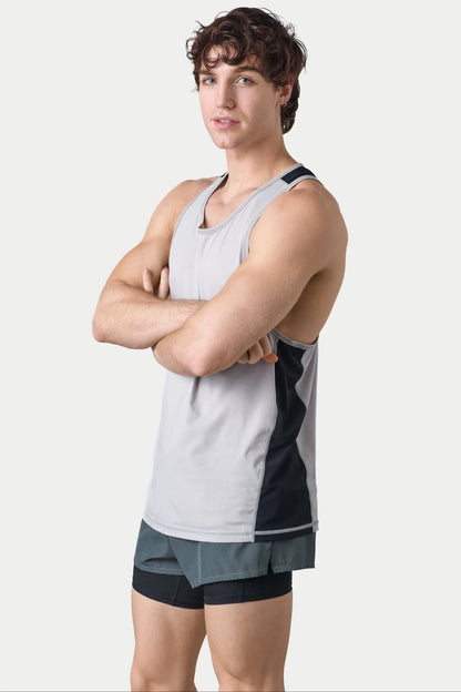 AWRY RAZOR TANK - GREY & BLACK