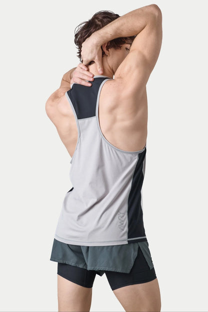 AWRY RAZOR TANK - GREY & BLACK