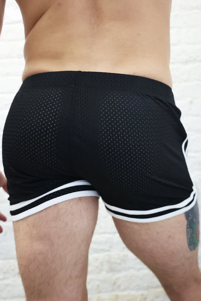 BREEDWELL REMIX CIRCUIT SHORTS - BLACK