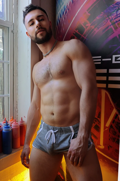 BREEDWELL RETRO REMIX SHORT - GRAY