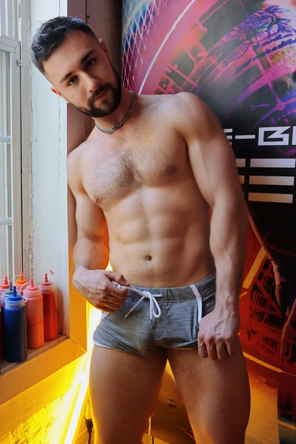 BREEDWELL RETRO REMIX SHORT - GRAY