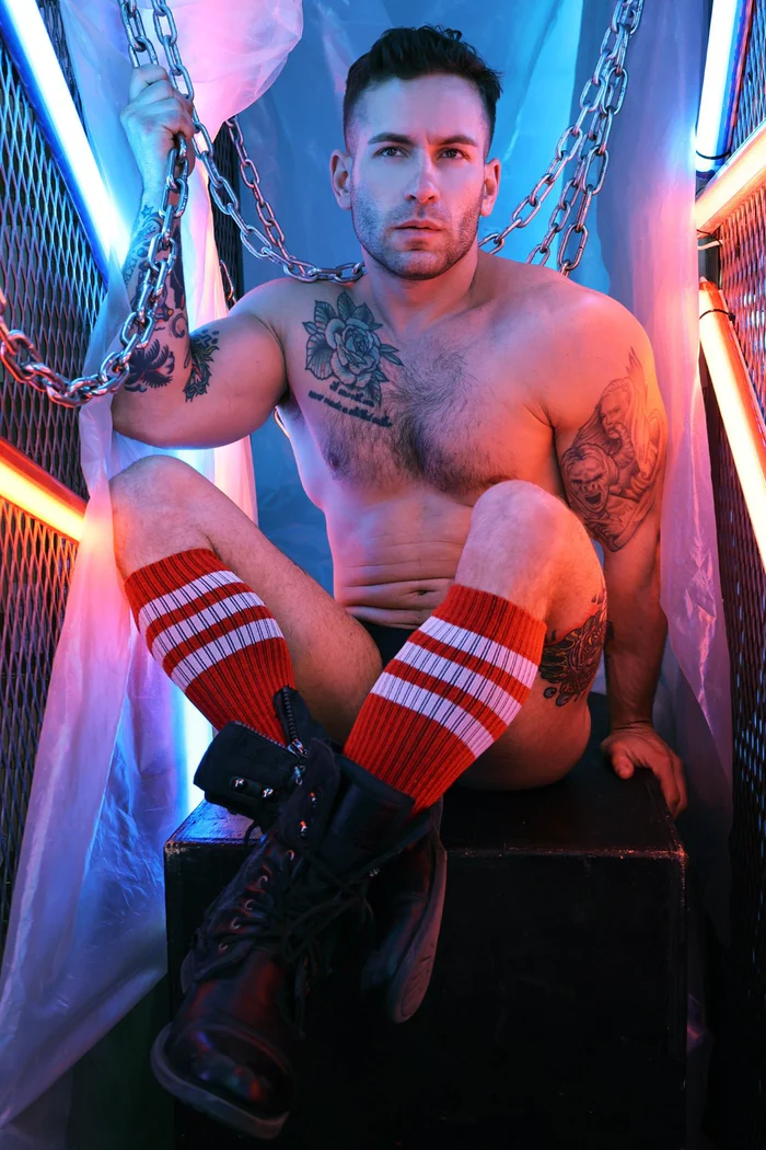 BREEDWELL RETRO REMIX SOCKS - RED