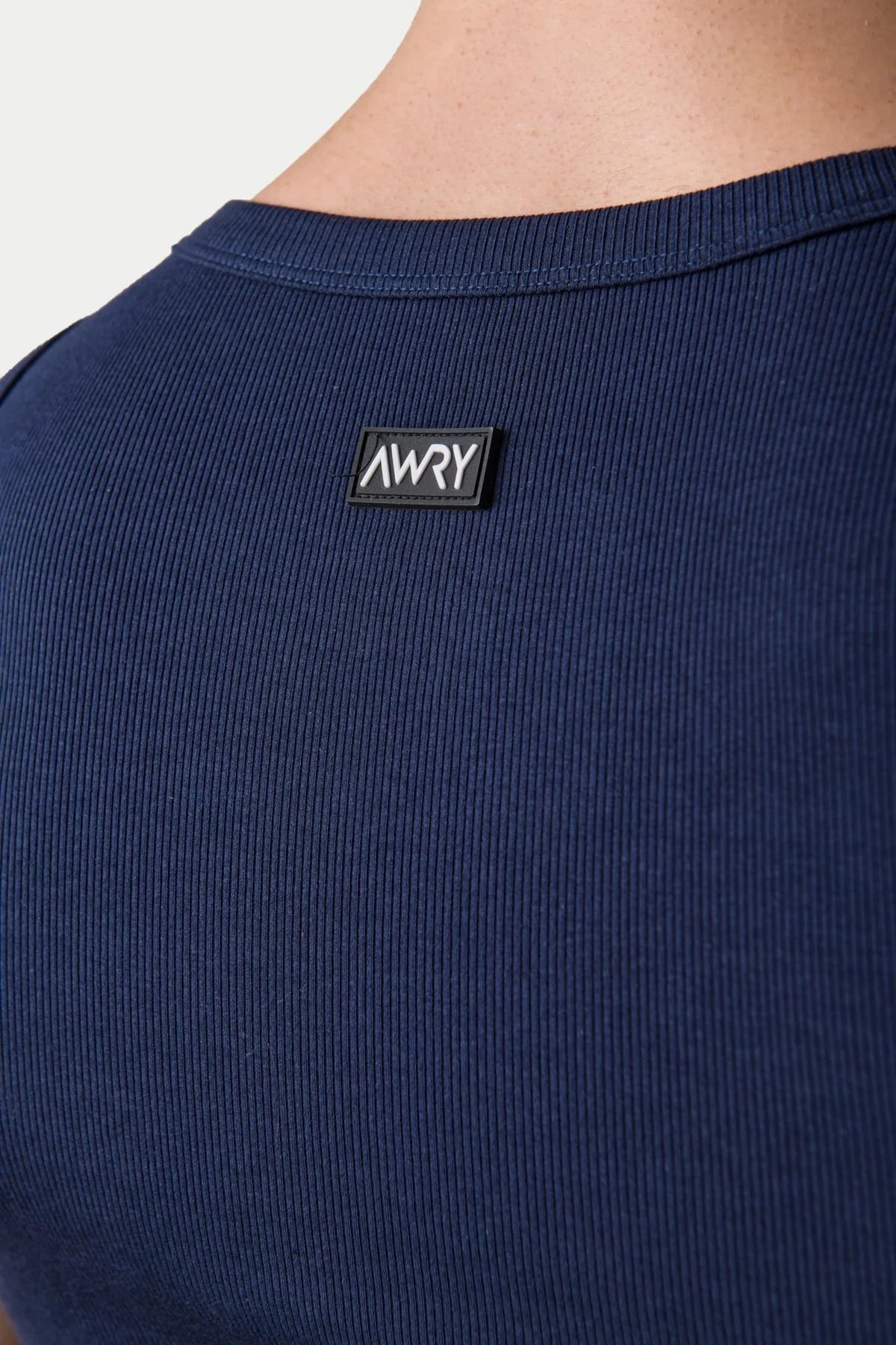 AWRY RIBBED TANK - NAVY