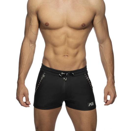 ADDICTED RUB TAPE SPORT SHORT - BLACK