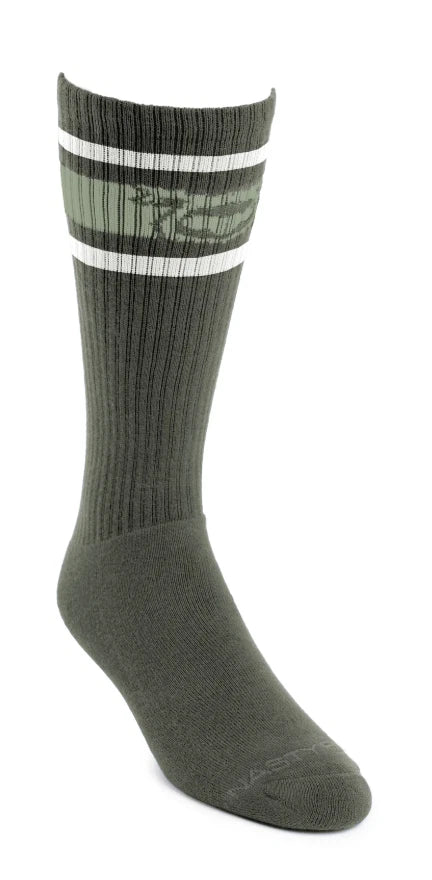 NASTY PIG HOOKD UP SOCKS - ARMY GREEN/BLACK