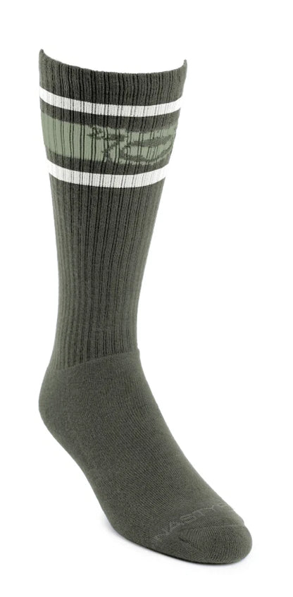 NASTY PIG HOOKD UP SOCKS - ARMY GREEN/BLACK