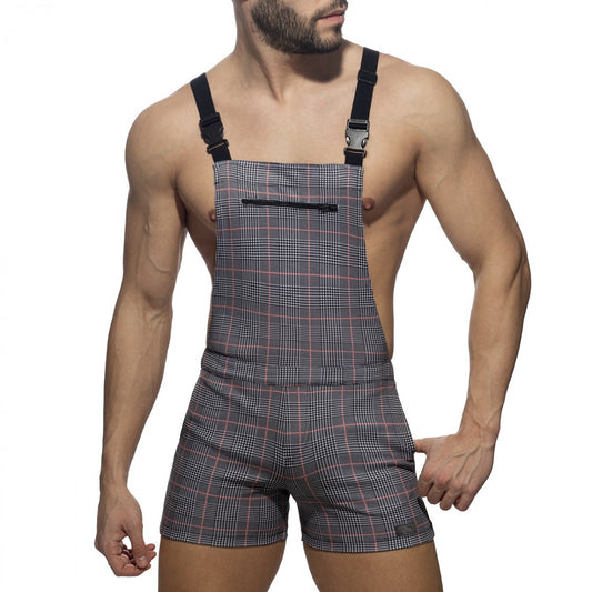ADDICTED SCOTTISH OVERALLS - BLACK PLAID