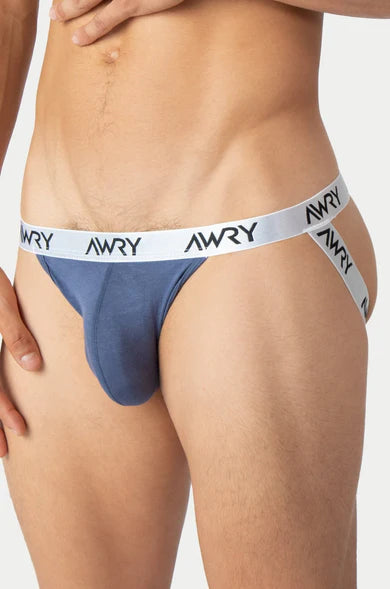 AWRY SIGNATURE JOCKSTRAP - STONE BLUE